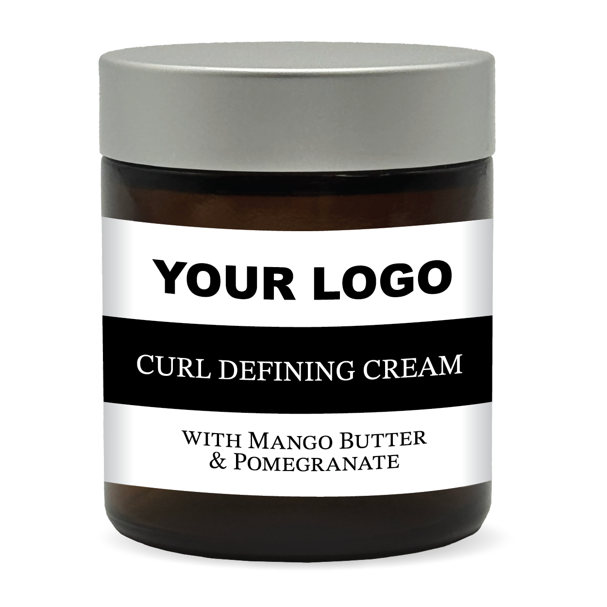 Private Label Curl Defining Cream with Mango Butter & Pomegranate | USA Manufacturer