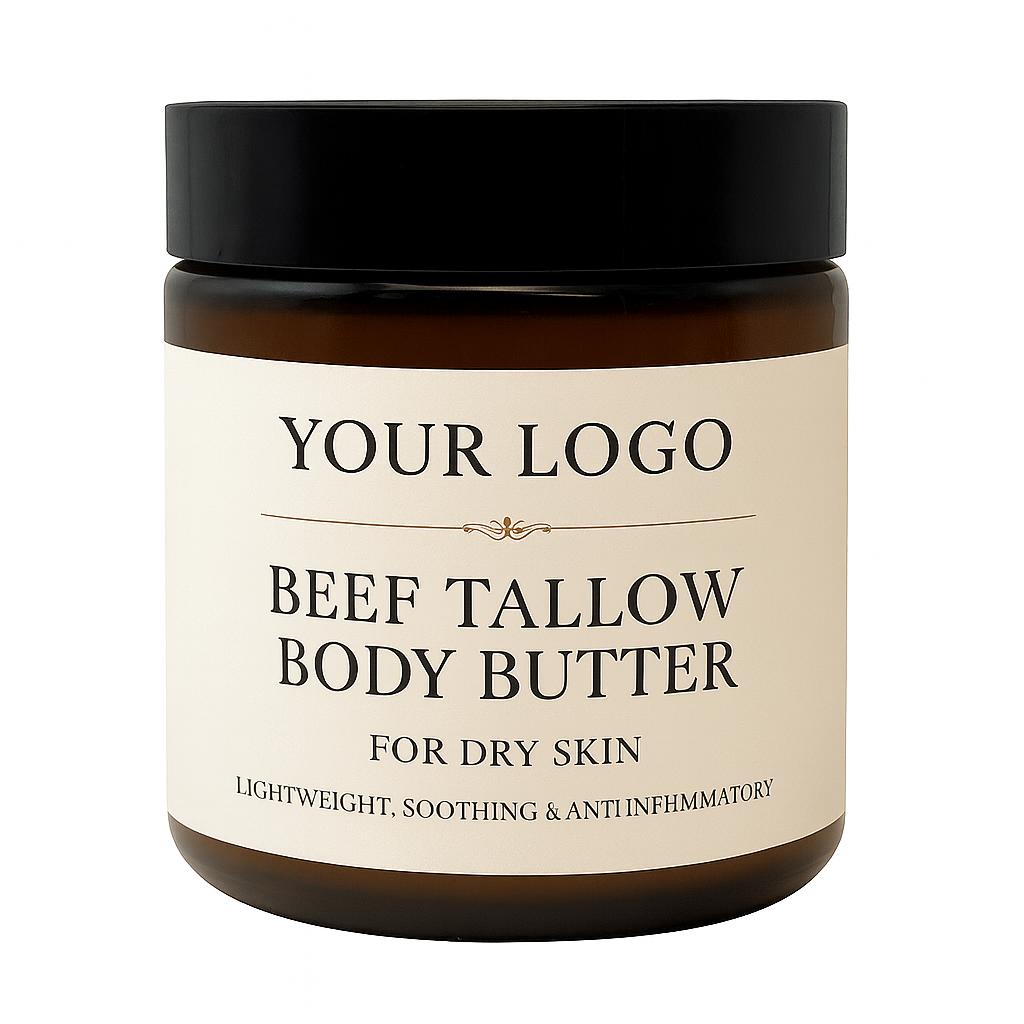 Private Label Beef Tallow Body Butter for Dry Skin | USA Made