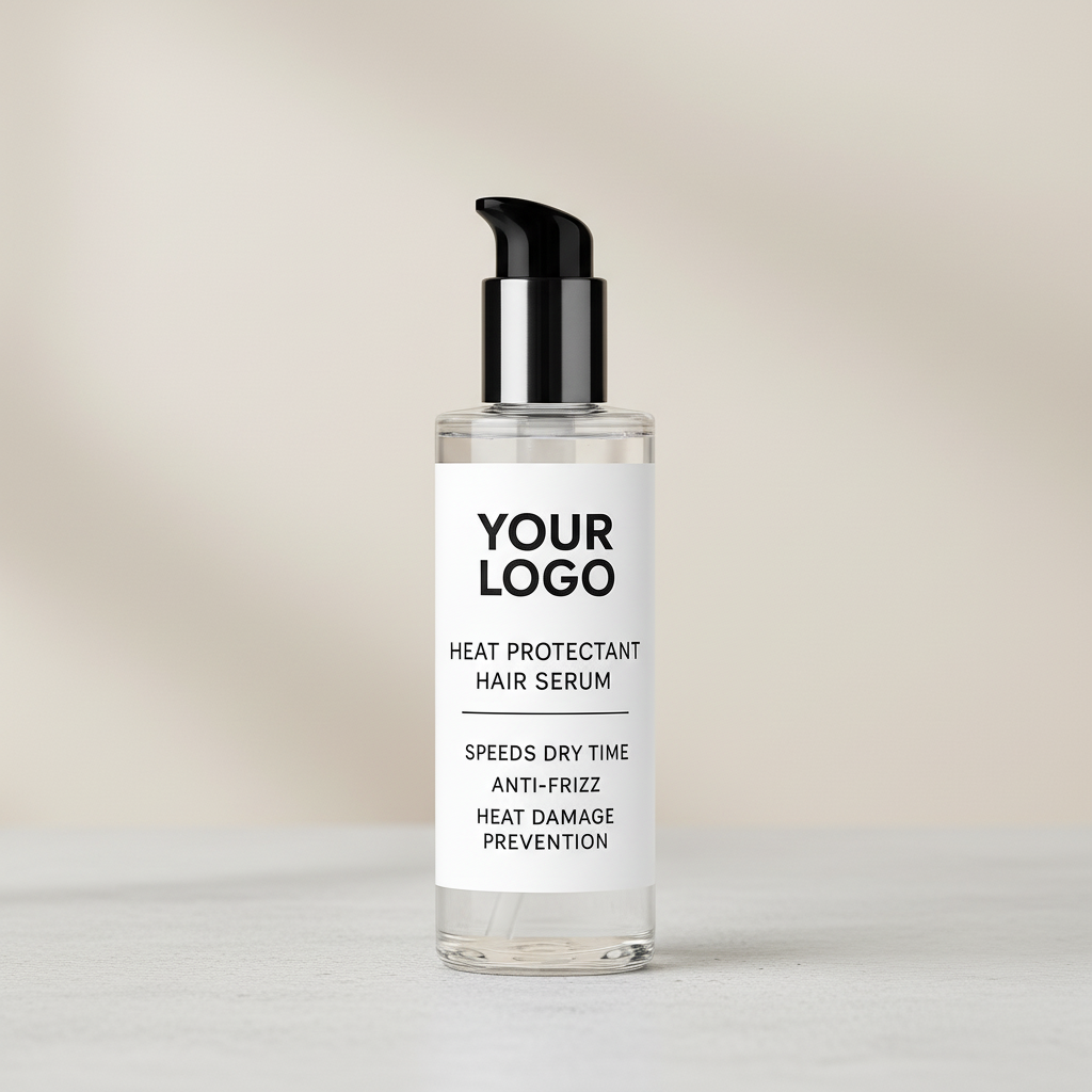 Private Label Heat Protectant Hair Serum | U.S. Manufacturer