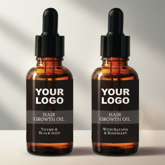 Private Label Hair Growth Oil Sample Kit | U.S. Manufacturer