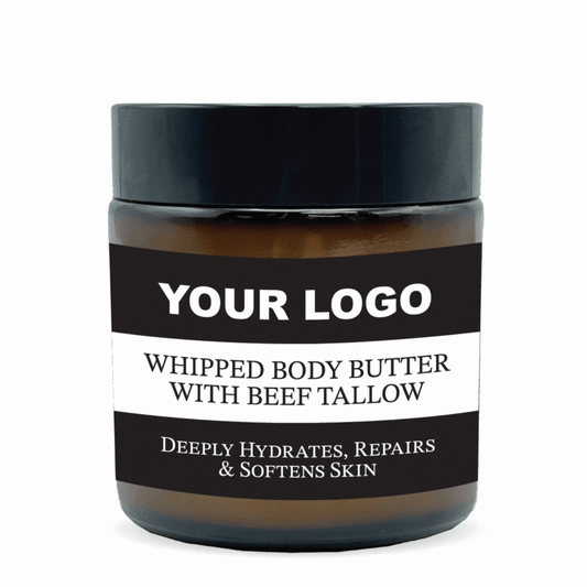 Whipped Body Butter with Beef Tallow | Private Label Skincare Manufacturer USA